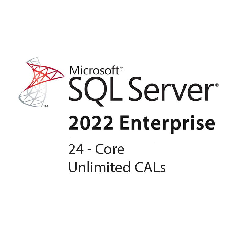 Microsoft SQL Server 2022 Enterprise 24 Core Unlimited CALs incl. DVD